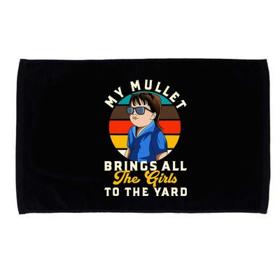 Redneck My Mullet Brings All The To The Yard Microfiber Hand Towel