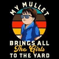 Redneck My Mullet Brings All The To The Yard Short Acrylic Beanie