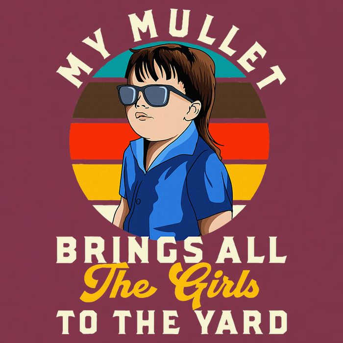 Redneck My Mullet Brings All The To The Yard 16oz Travel Tumbler