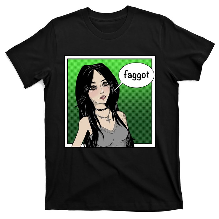 Resetthegames Melonie Mac Saying Faggot T-Shirt