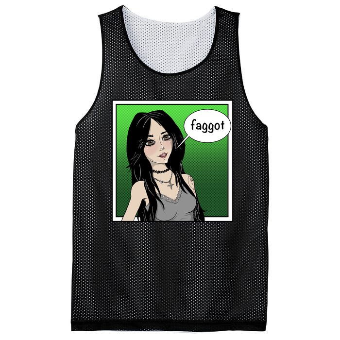 Resetthegames Melonie Mac Saying Faggot Mesh Reversible Basketball Jersey Tank