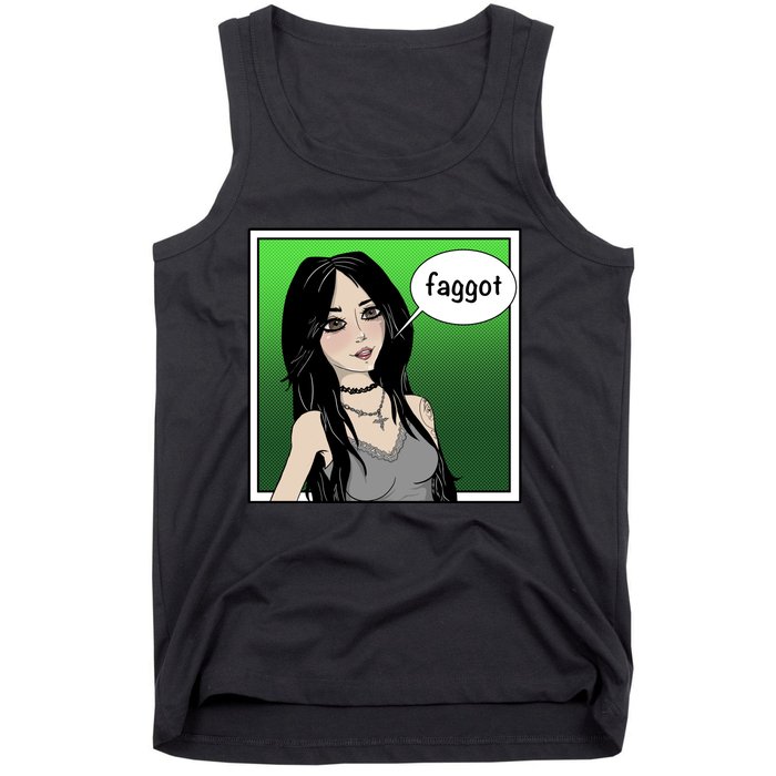 Resetthegames Melonie Mac Saying Faggot Tank Top