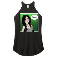 Resetthegames Melonie Mac Saying Faggot Women’s Perfect Tri Rocker Tank