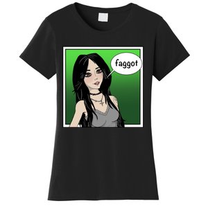 Resetthegames Melonie Mac Saying Faggot Women's T-Shirt