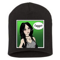 Resetthegames Melonie Mac Saying Faggot Short Acrylic Beanie