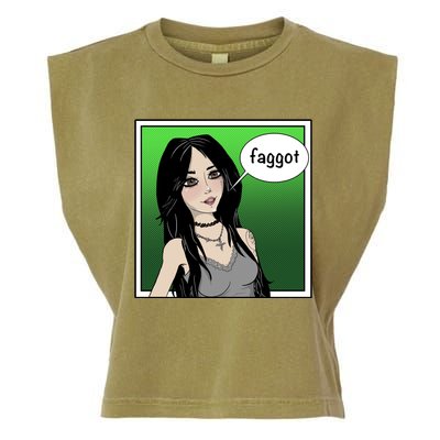 Resetthegames Melonie Mac Saying Faggot Garment-Dyed Women's Muscle Tee