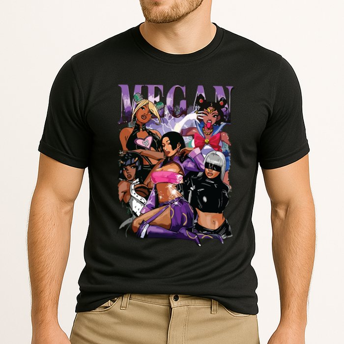 Retro Megan Moon Megan First Name Personalized Vintage Cooling Performance Crew T-Shirt