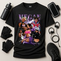 Retro Megan Moon Megan First Name Personalized Vintage Cooling Performance Crew T-Shirt