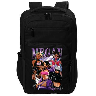 Retro Megan Moon Megan First Name Personalized Vintage Impact Tech Backpack