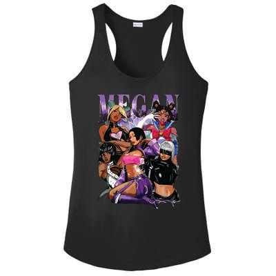 Retro Megan Moon Megan First Name Personalized Vintage Ladies PosiCharge Competitor Racerback Tank