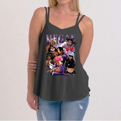 Retro Megan Moon Megan First Name Personalized Vintage Women's Strappy Tank