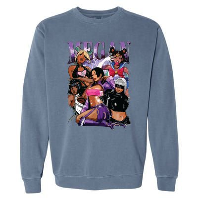 Retro Megan Moon Megan First Name Personalized Vintage Garment-Dyed Sweatshirt