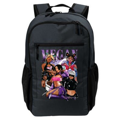 Retro Megan Moon Megan First Name Personalized Vintage Daily Commute Backpack