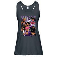 Retro Megan Moon Megan First Name Personalized Vintage Ladies Essential Flowy Tank