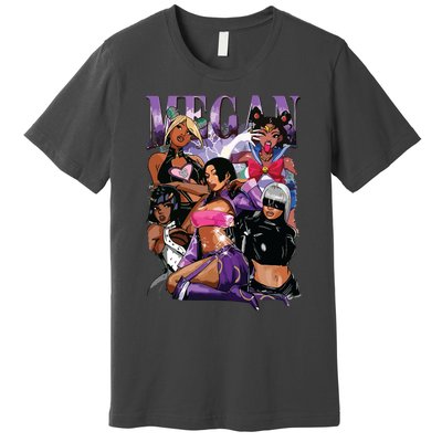 Retro Megan Moon Megan First Name Personalized Vintage Premium T-Shirt