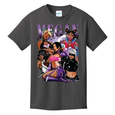 Retro Megan Moon Megan First Name Personalized Vintage Kids T-Shirt