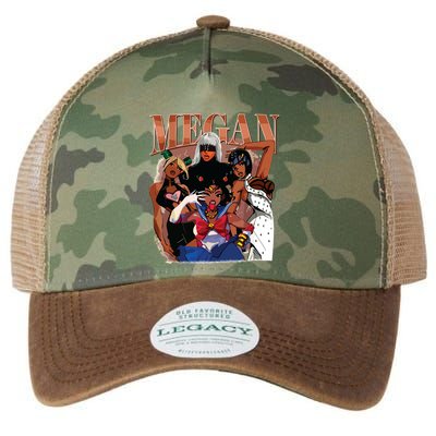 Retro Megan Moon Megan First Name Legacy Tie Dye Trucker Hat