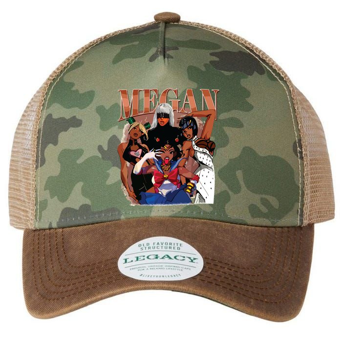 Retro Megan Moon Megan First Name Legacy Tie Dye Trucker Hat
