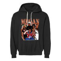 Retro Megan Moon Megan First Name Garment-Dyed Fleece Hoodie