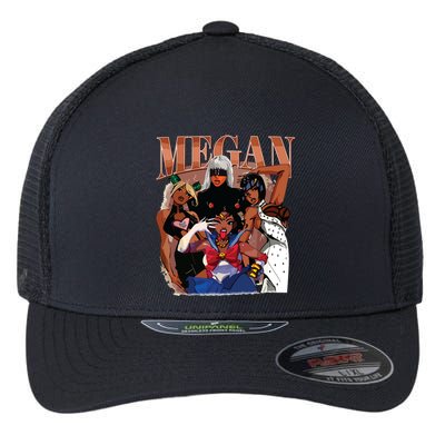 Retro Megan Moon Megan First Name Flexfit Unipanel Trucker Cap