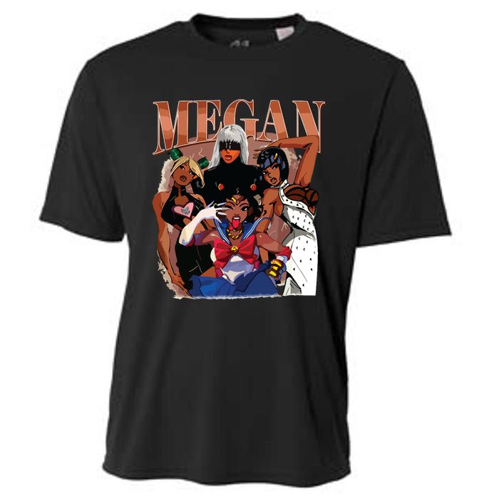 Retro Megan Moon Megan First Name Cooling Performance Crew T-Shirt