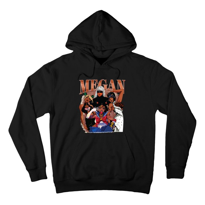 Retro Megan Moon Megan First Name Hoodie