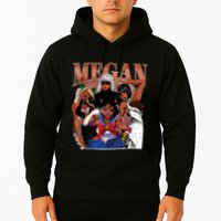 Retro Megan Moon Megan First Name Hoodie