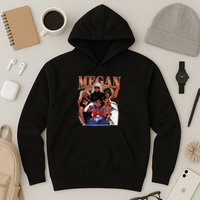 Retro Megan Moon Megan First Name Hoodie