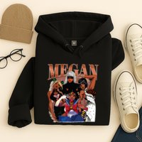 Retro Megan Moon Megan First Name Hoodie