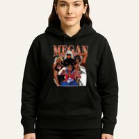 Retro Megan Moon Megan First Name Hoodie