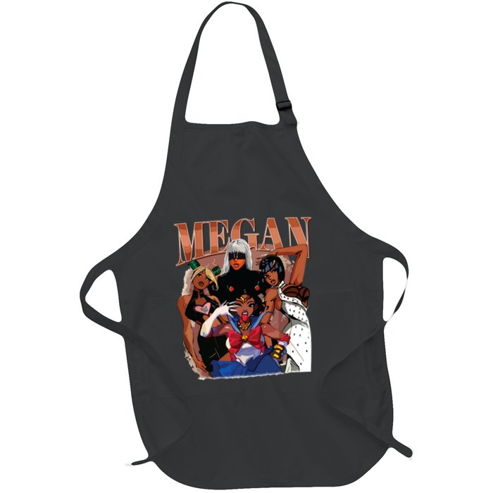 Retro Megan Moon Megan First Name Full-Length Apron With Pockets