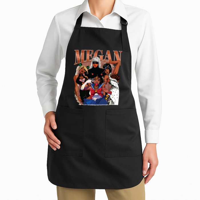 Retro Megan Moon Megan First Name Full-Length Apron With Pockets
