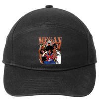 Retro Megan Moon Megan First Name 7-Panel Snapback Hat