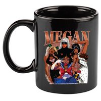 Retro Megan Moon Megan First Name 11oz C Handle Ceramic Mug