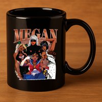 Retro Megan Moon Megan First Name 11oz C Handle Ceramic Mug