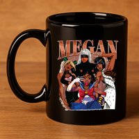 Retro Megan Moon Megan First Name 11oz C Handle Ceramic Mug
