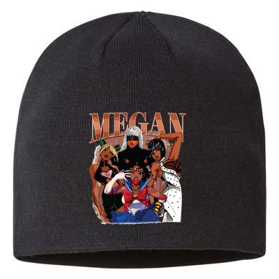 Retro Megan Moon Megan First Name Sustainable Beanie
