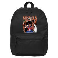 Retro Megan Moon Megan First Name 16 in Basic Backpack