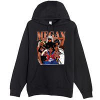 Retro Megan Moon Megan First Name Premium Pullover Hoodie