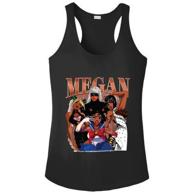 Retro Megan Moon Megan First Name Ladies PosiCharge Competitor Racerback Tank