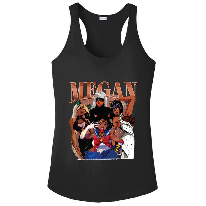 Retro Megan Moon Megan First Name Ladies PosiCharge Competitor Racerback Tank