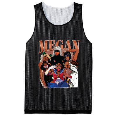 Retro Megan Moon Megan First Name Mesh Reversible Basketball Jersey Tank
