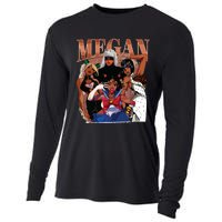 Retro Megan Moon Megan First Name Cooling Performance Long Sleeve Crew