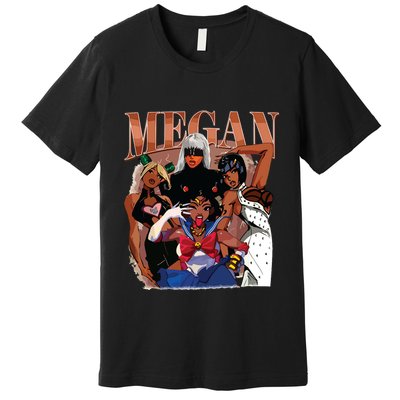 Retro Megan Moon Megan First Name Premium T-Shirt