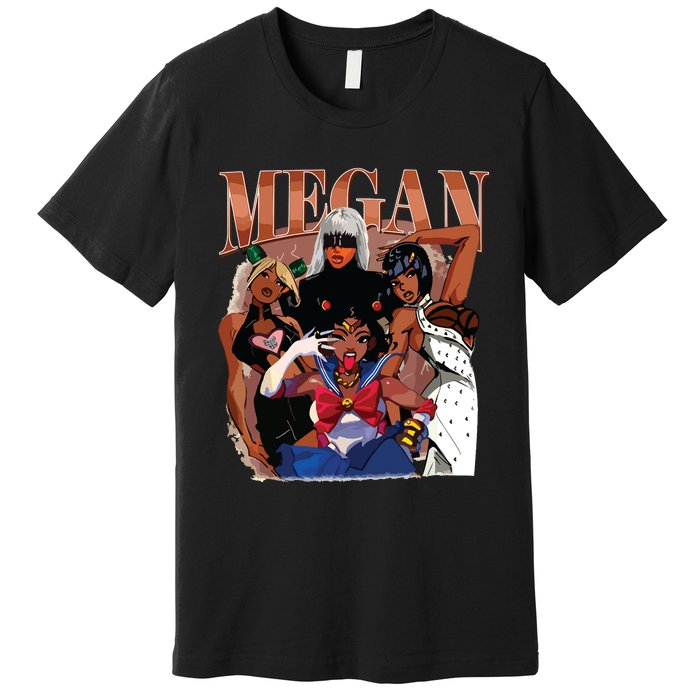 Retro Megan Moon Megan First Name Premium T-Shirt