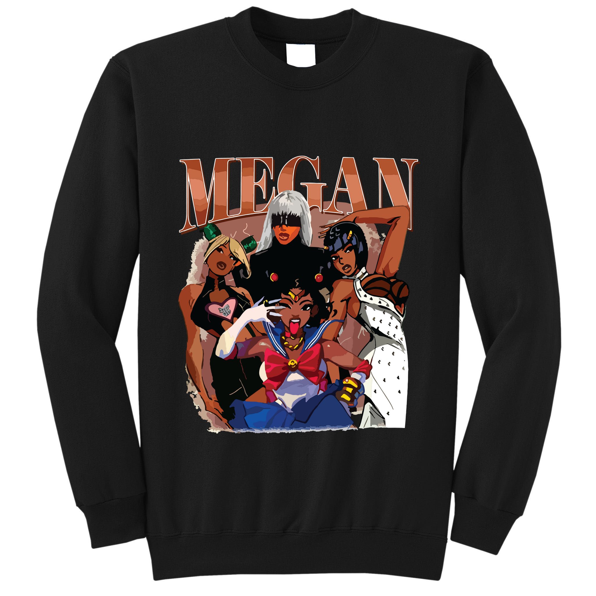 Retro Megan Moon Megan First Name Tall Sweatshirt