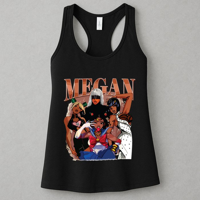 Retro Megan Moon Megan First Name Womens Tank Top