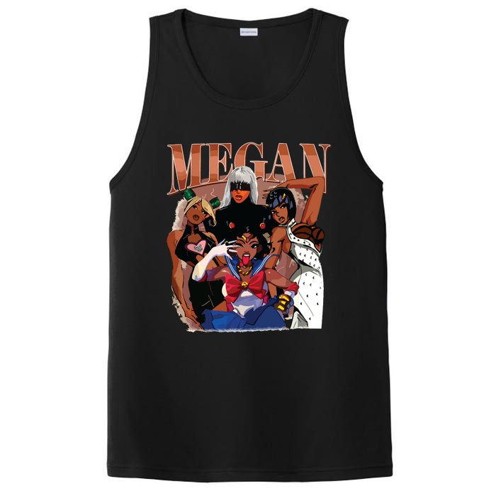 Retro Megan Moon Megan First Name PosiCharge Competitor Tank