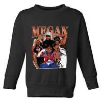 Retro Megan Moon Megan First Name Toddler Sweatshirt