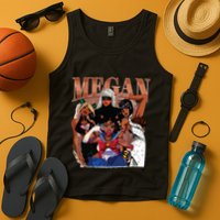 Retro Megan Moon Megan First Name Tank Top